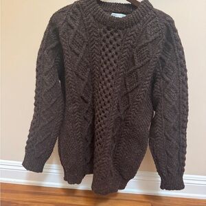 Hand knit in Ireland 100% wool sweater